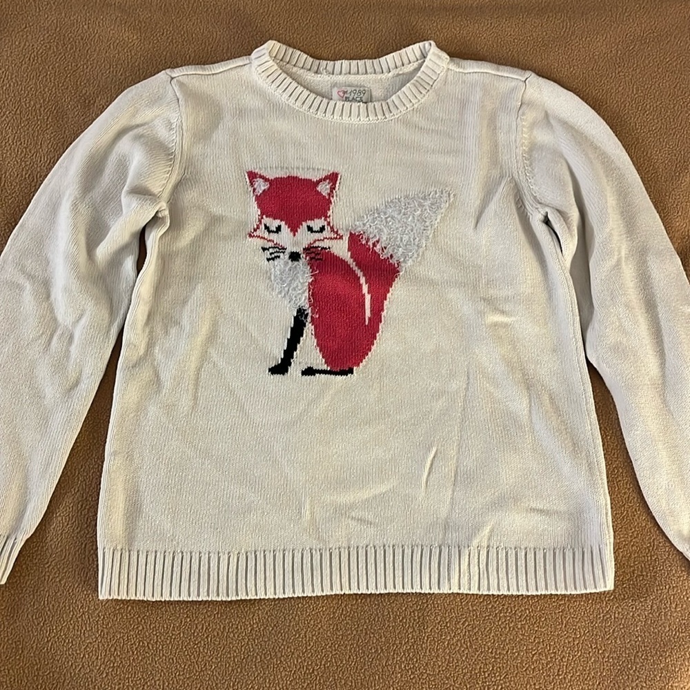 Children’s Place 1989 fox sweater